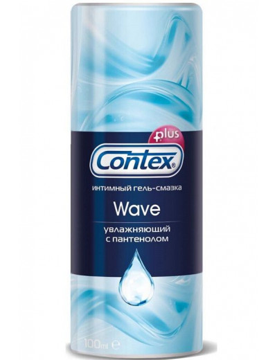 Гель-смазка на водной основе с пантенолом Contex Plus Wave - 100 мл.