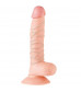 Телесный фаллоимитатор REALSTUFF DUO DENSITY DONG 8INCH - 20,3 см.