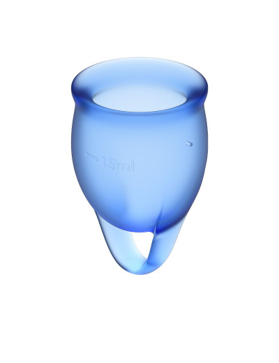 Набор синих менструальных чаш Feel confident Menstrual Cup