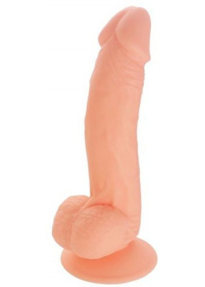 Телесный фаллоимитатор SEDUCER Veined Dong - 19 см.