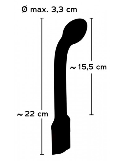 Фиолетовый вибратор G-точки G-SPOT VIBRATOR - 22 см.