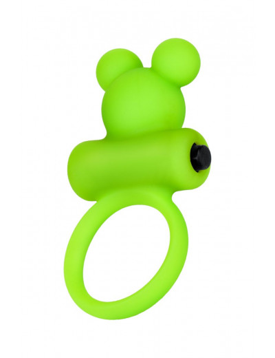 Зеленое виброкольцо на пенис A-Toys