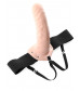 Полый страпон 8  Hollow Strap-On телесного цвета - 19 см.