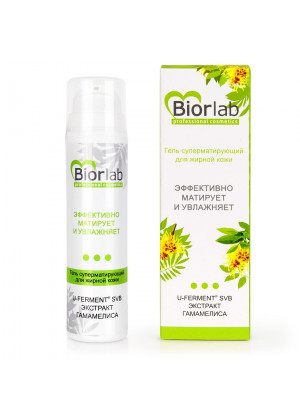 Суперматирующий гель для жирной кожи BiorLab - 50 гр.