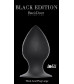 Чёрная анальная пробка Thick Anal Plug Large - 11,5 см.