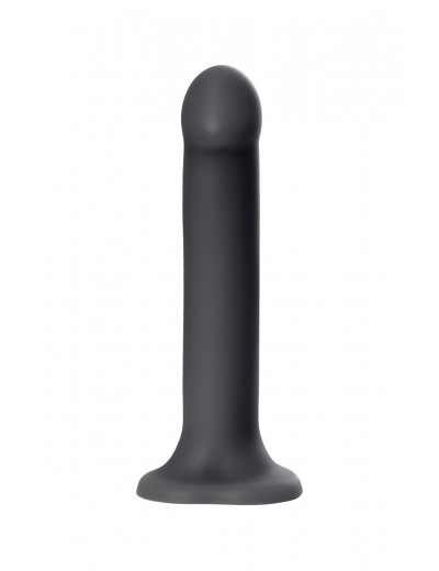 Черный фаллос на присоске Silicone Bendable Dildo XL - 20 см.