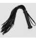 Черный кожаный флоггер Bound to You Faux Leather Flogger - 63,5 см.