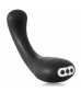 Черный гнущийся вибратор G-Kii G-Spot   Clitoral Vibrator - 23 см.
