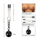 Утяжеленные зажимы-прищепки для сосков Nipple Grips Weighted Tweezer Nipple Clamps