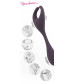Фиолетовый универсальный вибратор Remote Controlled Couples Vibrator