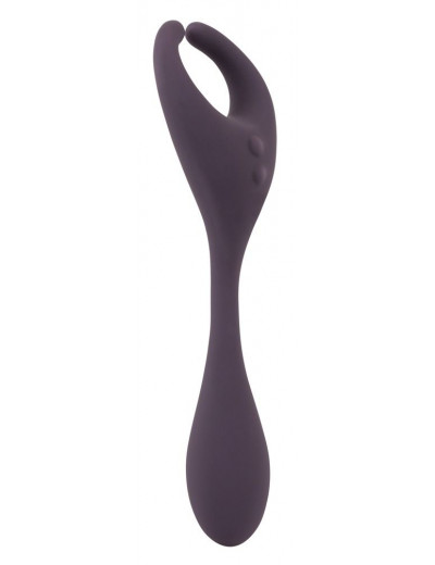Фиолетовый универсальный вибратор Remote Controlled Couples Vibrator