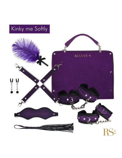 БДСМ-набор в фиолетовом цвете Kinky Me Softly