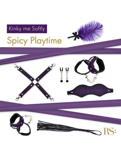 БДСМ-набор в фиолетовом цвете Kinky Me Softly