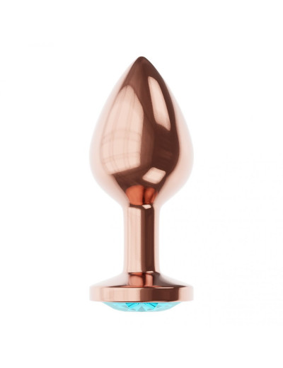Пробка цвета розового золота с малиновым кристаллом Diamond Topaz Shine L - 8,3 см.
