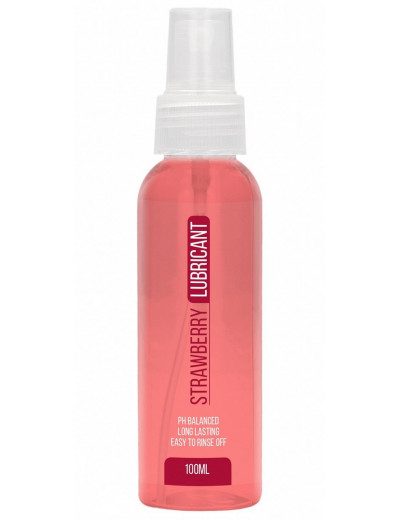 Лубрикант на водной основе с ароматом клубники Strawberry Lubricant - 100 мл.