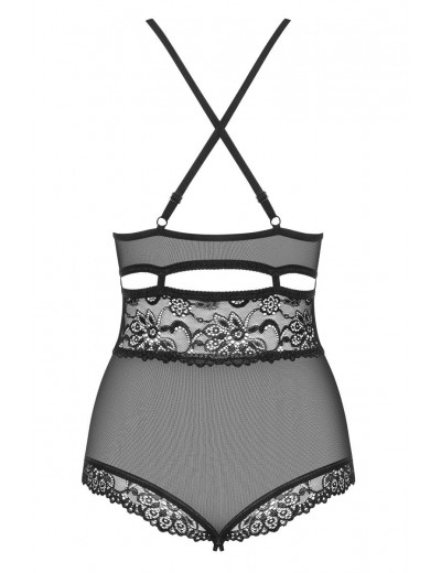 Изящное кружевное боди с интимным доступом