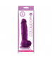 Фиолетовый фаллоимитатор на присоске ColourSoft 5  Soft Dildo - 17,8 см.