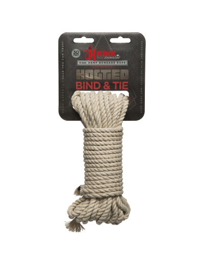 Бондажная пеньковая верёвка Kink Bind   Tie Hemp Bondage Rope 30 Ft - 9,1 м.