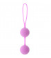 Розовые вагинальные шарики на силиконовой связке GOOD VIBES THE PERFECT BALLS PINK