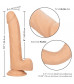 Телесный фаллоимитатор Size Queen 6  - 20,25 см.
