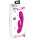 Лиловый вибратор-кролик Super Soft Silicone Rabbit Vibrator - 17,7 см.