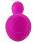 Лиловый вибратор-кролик Super Soft Silicone Rabbit Vibrator - 17,7 см.