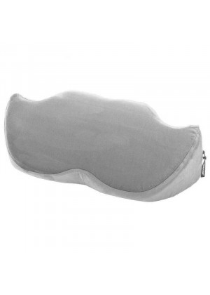 Подушка для любви Mustache Wedge из серой микрофибры