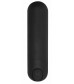 Черная перезаряжаемая вибропуля 7 Speed Rechargeable Bullet - 7,7 см.