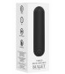 Черная перезаряжаемая вибропуля 7 Speed Rechargeable Bullet - 7,7 см.