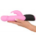 Розовый вибратор-кролик Thrusting Rabbit - 25 см.