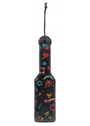 Шлепалка Printed Paddle Old School Tattoo Style - 28,5 см.