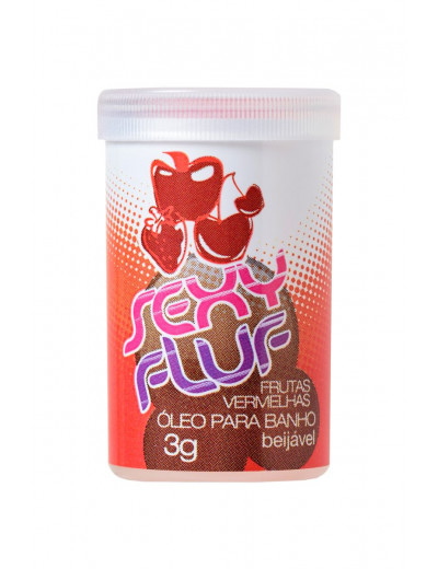 Масло для ванны и массажа SEXY FLUF с фруктовым ароматом - 2 капсулы (3 гр.)