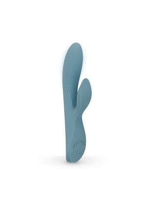 Вибратор с клиторальным стимулятором The Violet Rabbit Vibrator - 20 см.