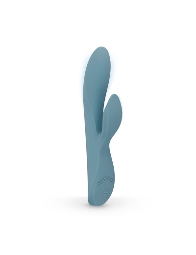 Вибратор с клиторальным стимулятором The Violet Rabbit Vibrator - 20 см.