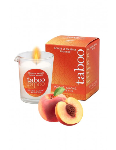 Массажное аромамасло с афродизиаками для женщин RUF Taboo Peche sucre - 60 гр.
