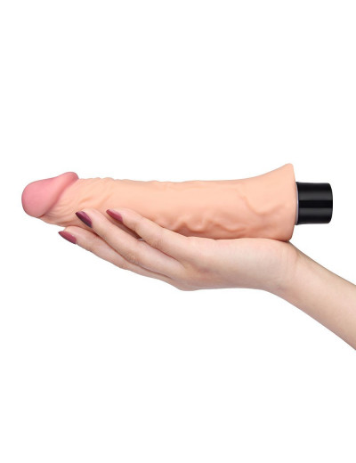 Крупный вибратор-реалистик Real Softee - 20,3 см.