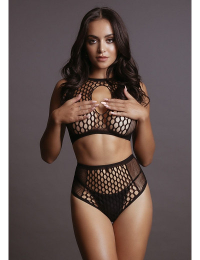 Эффектный комплект Duo Net Key-Hole Bra