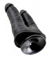 Чёрный анально-вагинальный фаллоимитатор Double Penetrator - 20,9 см.