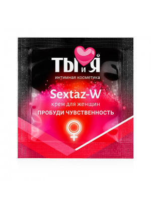 Возбуждающий крем для женщин Sextaz-W в одноразовой упаковке - 1,5 гр.