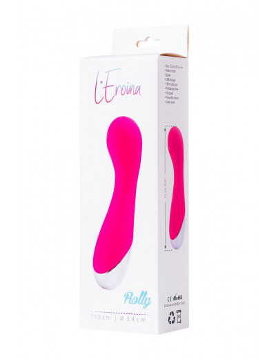 Розовый вибратор L EROINA - 15 см.