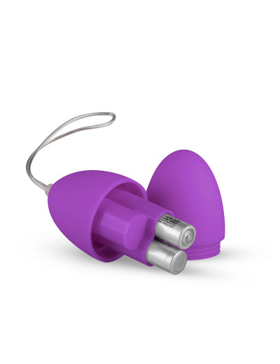 Фиолетовое виброяйцо Vibrating Egg с пультом ДУ