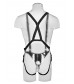 Страпон-система с телесной насадкой 11  Hollow Strap-On Suspender System - 28 см.