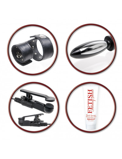 Набор для электростимуляции эрогенных зон  Deluxe Shock Therapy Travel Kit