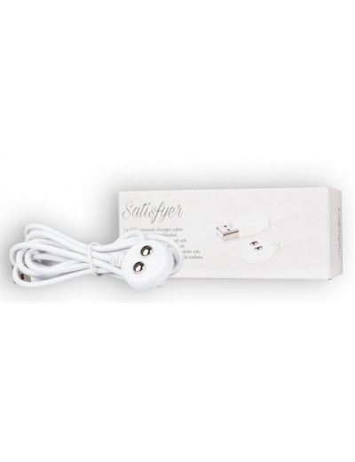 Белый магнитный кабель для зарядки Satisfyer USB Charging Cable