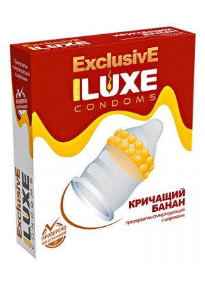 Презерватив LUXE  Exclusive  Кричащий банан  - 1 шт.