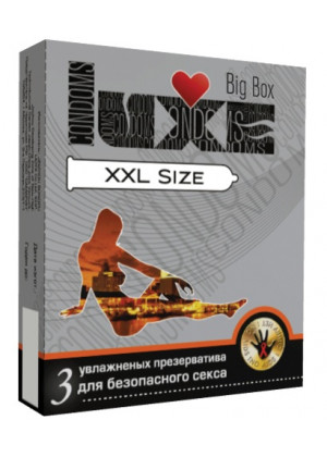 Презервативы большого размера LUXE Big Box XXL size - 3 шт.