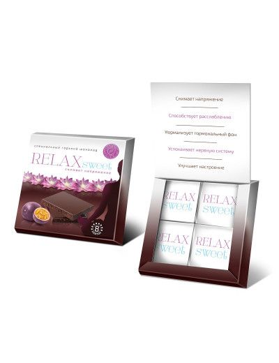 Горький шоколад RELAXsweet - 40 гр.