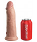 Телесный фаллоимитатор 8  Silicone Dual Density Cock - 22,8 см.