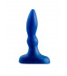 Синий анальный стимулятор Beginners p-spot massager - 11 см.