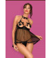 Соблазнительная полупрозрачная сорочка Delishya с бантиками